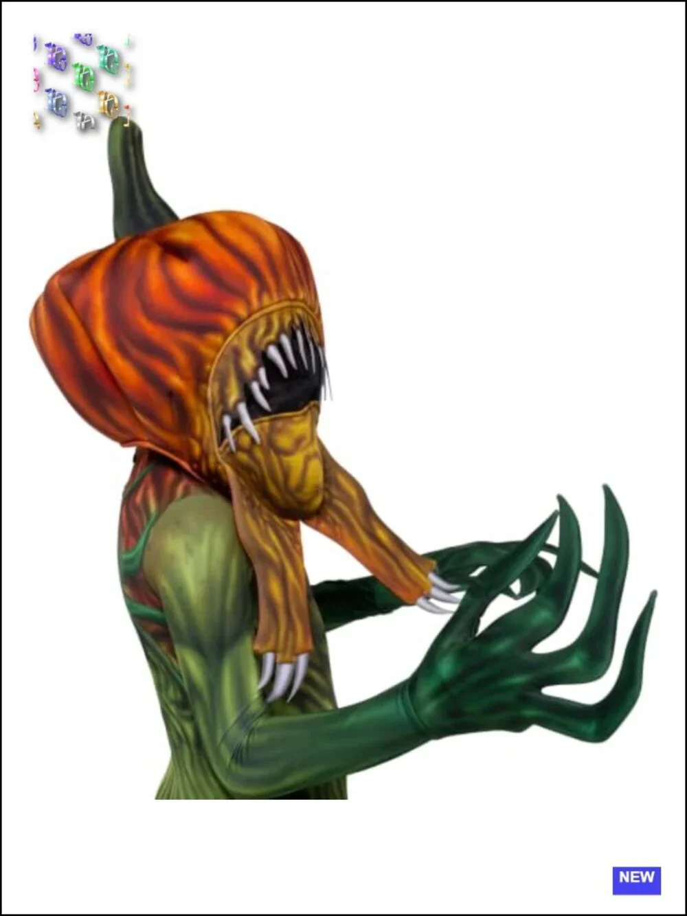 Stranger Things Gourde Horde Youth Zentai Costume Medium 8-10